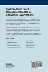 Post-Pandemic Talent Management Models in Knowledge Organizations Post-Pandemic Talent Management Models in Knowledge Organizations