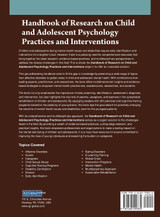 Handbook of Research on Child and Adolescent Psychology Practices and Interventions