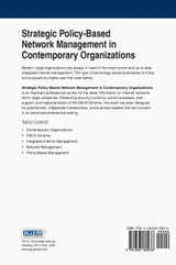 Strategic Policy-Based Network Management in Contemporary Organizations