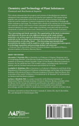 Chemistry and Technology of Plant Substances