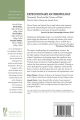 Expeditionary Anthropology Expeditionary Anthropology