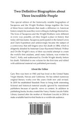 Sacajawea and the Wright Brothers