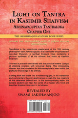 Light on Tantra in Kashmir Shaivism Light on Tantra in Kashmir Shaivism