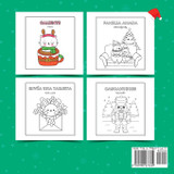 Super Cute & Easy Christmas Coloring Book for Spanish Language Learners