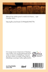 Manuel des jardins pour le midi de la France (Éd.18..) Manuel des jardins pour le midi de la France (Éd.18..)