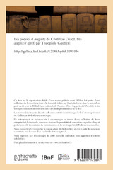 Les poésies d'Auguste de Châtillon 3e éd. très augm. Les poésies d'Auguste de Châtillon 3e éd. très augm.