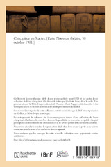 Clos, pièce en 3 actes