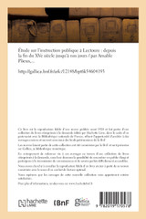 Étude sur l'instruction publique à Lectoure depuis la fin du XVe siècle jusqu'à nos jours Étude sur l'instruction publique à Lectoure depuis la fin du XVe siècle jusqu'à nos jours