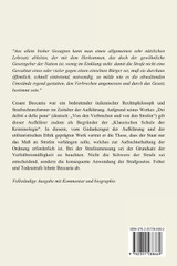 Über Verbrechen und Straffen (Kommentiert)