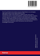 The Life and Death of the Sublime Society of Beef Steaks The Life and Death of the Sublime Society of Beef Steaks