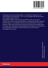 Philosophical and critical Observations Philosophical and critical Observations