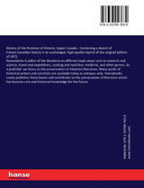 History of the Province of Ontario, Upper Canada History of the Province of Ontario, Upper Canada