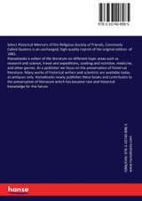Select Historical Memoirs of the Religious Society of Friends, Commonly Called Quakers Select Historical Memoirs of the Religious Society of Friends, Commonly Called Quakers
