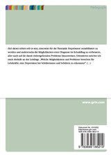 Depressionen bei Schülerinnen und Schülern. Ein Überblick über Auslöser, Symptomatik, Diagnosemöglichkeiten und -probleme für Lehrkräfte Depressionen bei Schülerinnen und Schülern. Ein Überblick über Auslöser, Symptomatik, Diagnosemöglichkeiten und -probleme für Lehrkräfte