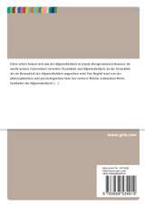 Allparteilichkeit in der Mediation. Eine Betrachtung der notwendigen Werte aus psychologischer und philosophischer Sicht