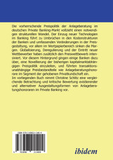 Anlageberatungshonorare im Private Banking. Anlageberatungshonorare im Private Banking.