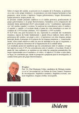 La posición del catalán en la Romania según su léxico latino patrimonial.