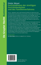 Gerichtskosten der streitigen Gerichtsbarkeiten und des Familienverfahrens