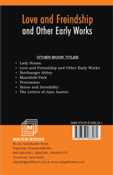 Love and Freindship and Other Early Works A Collection of Juvenile Writings Love and Freindship and Other Early Works A Collection of Juvenile Writings