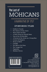 THE LAST OF THE MOHICANS A Narrative of 1757