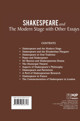 SHAKESPEARE and The Modern Stage with Other Essays