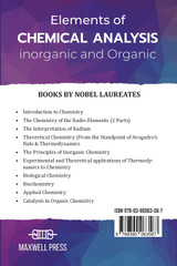 Elements of Chemical Analysis inOrganic and Organic