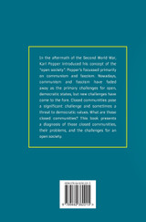 The Open Society and Its Closed Communities The Open Society and Its Closed Communities