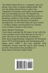 The Robin Hood Virus The Robin Hood Virus