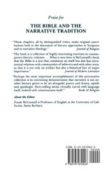 The Bible and the Narrative Tradition