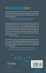 Heuristics Debate Heuristics Debate
