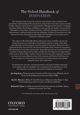 The Oxford Handbook of Innovation The Oxford Handbook of Innovation