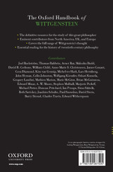 The Oxford Handbook of Wittgenstein