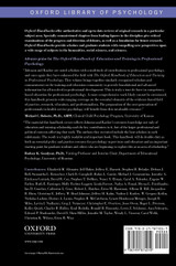 Oxford Handbook of Education and Training in Professional Psychology