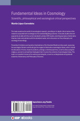 Fundamental Ideas in Cosmology Fundamental Ideas in Cosmology