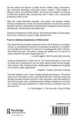 Achieving Competencies in Public Service Achieving Competencies in Public Service