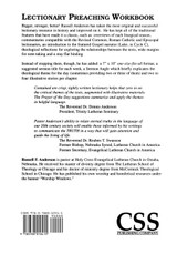 Lectionary Preaching Workbook, Series V, Cycle C