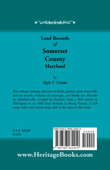 Land Records of Somerset County, Maryland Land Records of Somerset County, Maryland