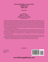 Restored Hamilton County, Ohio, Marriages, 1808-1849