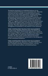 Time-Constrained Transaction Management