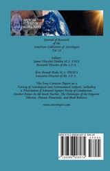 Journal of Research of the American Federation of Astrologers Vol. 13