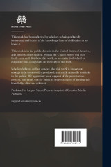 Histoire Des Origines Du Christianisme. 7 Livres. [With] Index Général