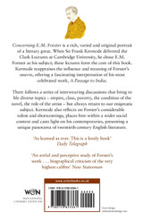 Concerning E.M. Forster