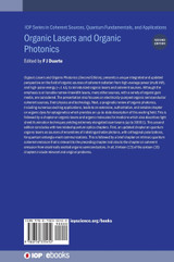 Organic Lasers and Organic Photonics (Second Edition) Organic Lasers and Organic Photonics (Second Edition)