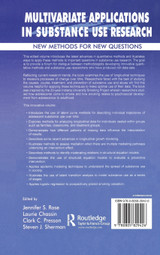Multivariate Applications in Substance Use Research Multivariate Applications in Substance Use Research