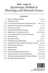 Spectroscopic Methods in Mineralogy and Material Sciences