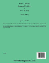 North Carolina Roster of Soldiers in War of 1812, 1812-1814