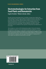 Electrotechnologies for Extraction from Food Plants and Biomaterials