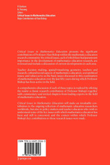 Critical Issues in Mathematics Education