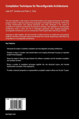 Compilation Techniques for Reconfigurable Architectures