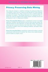 Privacy Preserving Data Mining